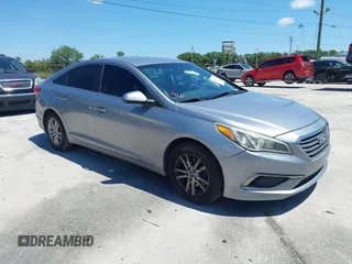 2017 Hyundai Sonata 2.4L with VIN 5NPE24AF2HH487503, listed as a IAAI auction lot 42029788 with 165,280 mi miles and . Bid and sale history available at carsss.com. Image 1.