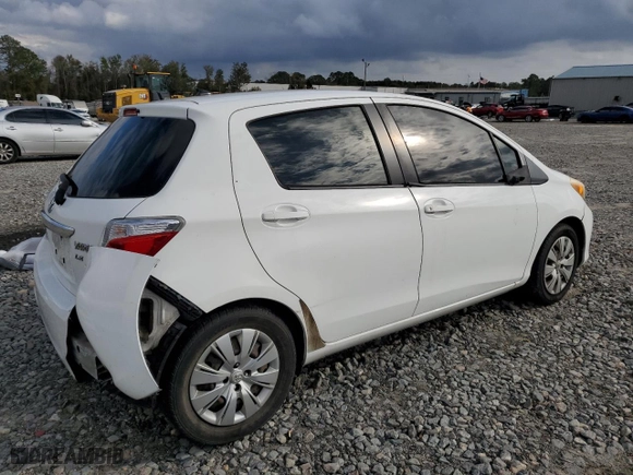 2012 Toyota Yaris L with VIN JTDKTUD30CD521258, listed as a Copart auction lot 80130594 with 144,697 mi miles and Clean Title. Bid and sale history available at carsss.com. Image 3.