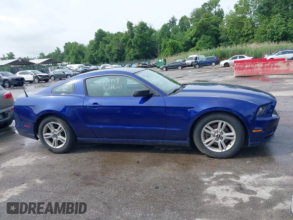 2014 Ford Mustang V6 with VIN 1ZVBP8AM9E5273871, listed as a IAAI auction lot 42457947 with 129,175 mi miles and . Bid and sale history available at DreamBid. Image 13.