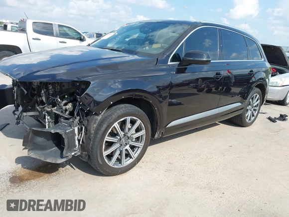 2017 Audi Q7 Premium Plus with VIN WA1LAAF75HD047186, listed as a IAAI auction lot 42280297 with 85,492 mi miles and . Bid and sale history available at DreamBid. Image 18.