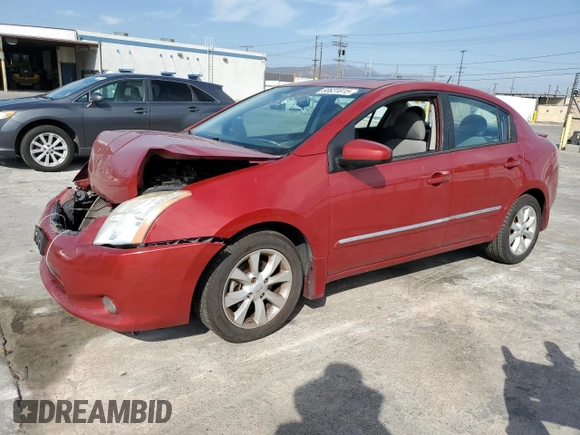 2012 Nissan Sentra S with VIN 3N1AB6AP4CL709523, listed as a Copart auction lot 60631815 with 111,759 mi miles and Salvage title. Bid and sale history available at DreamBid. Image 1.