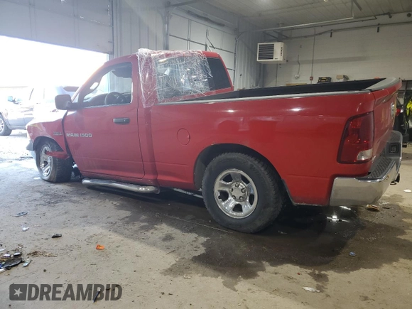 2012 Ram 1500 Express with VIN 3C6JD7AT1CG129804, listed as a Copart auction lot 84655944 with 148,248 mi miles and Salvage Title. Bid and sale history available at carsss.com. Image 2.