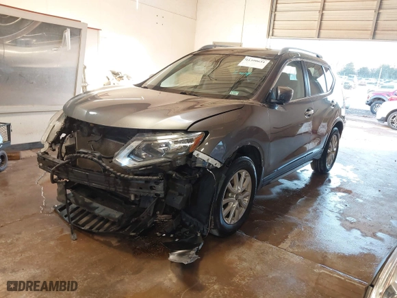 2017 Nissan Rogue SL with VIN 5N1AT2MT5HC825730, listed as a IAAI auction lot 41390651 with 131,723 mi miles. Bid and sale history available at carsss.com. Image 18.