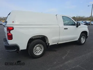 2023 Chevrolet Silverado 1500 Work Truck with VIN 3GCNAAEK3PG353504, listed as a Copart auction lot 52915425 with 57,193 mi miles and Clean Title. Bid and sale history available at DreamBid. Image 3.