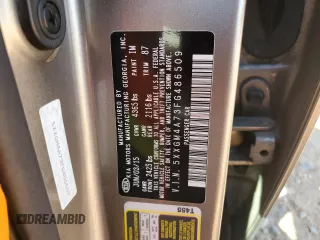 2015 Kia Optima LX with VIN 5XXGM4A73FG486509, listed as a Copart auction lot 49410275 with 110,028 mi miles and Salvage Title. Bid and sale history available at carsss.com. Image 14.