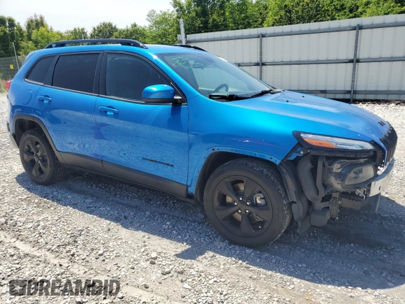 2018 Jeep Cherokee Latitude z VIN 1C4PJLCX0JD551741, wystawiony jako Copart lot #55034085 z przebiegiem 80 248 mil mil oraz Szkoda całkowita • Salvage title. Historia ofert i sprzedaży dostępna na DreamBid. Obrazek 4.