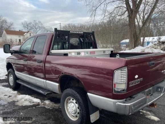 2003 Dodge Ram 2500 ST with VIN 3D7KU28D73G822803, listed as a Copart auction lot 47821135 with 95,996 mi miles and Clean Title. Bid and sale history available at carsss.com. Image 3.