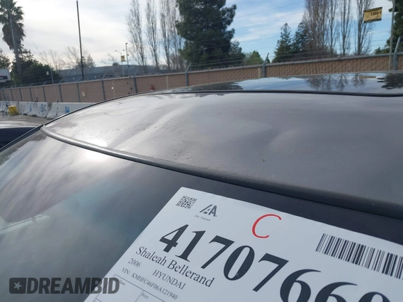 2006 Hyundai Azera SE with VIN KMHFC46F06A121940, listed as a IAAI auction lot 41707660 with 209,461 mi miles and . Bid and sale history available at DreamBid. Image 12.