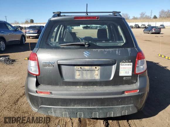 2010 Suzuki SX4 with VIN JS2YB5A37A6311383, listed as a Copart auction lot 46848505 with 102,062 mi miles and Clean Title. Bid and sale history available at carsss.com. Image 6.