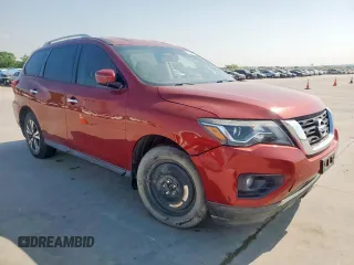 2017 Nissan Pathfinder Platinum with VIN 5N1DR2MN7HC684608, listed as a Copart auction lot 53585665 with 132,188 mi miles and Clean Title. Bid and sale history available at carsss.com. Image 4.