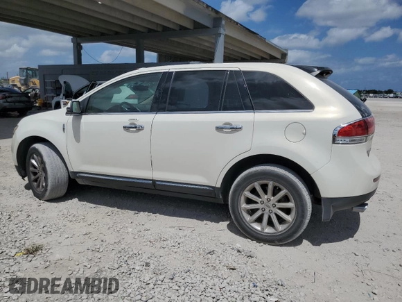 2012 Lincoln MKX with VIN 2LMDJ6JK4CBL00547, listed as a Copart auction lot 54607975 with 140,712 mi miles and Salvage Title. Bid and sale history available at carsss.com. Image 2.