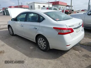 2013 Nissan Sentra SV with VIN 3N1AB7AP8DL780554, listed as a IAAI auction lot 41791955 with 81,479 mi miles. Bid and sale history available at carsss.com. Image 3.