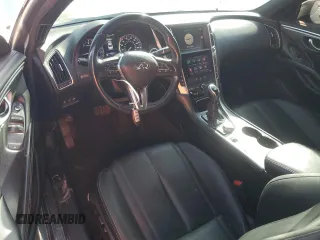 2017 Infiniti Q60 Premium with VIN JN1CV7EL2HM320597, listed as a Copart auction lot 46735795 with 66,465 mi miles and Salvage title. Bid and sale history available at DreamBid. Image 8.