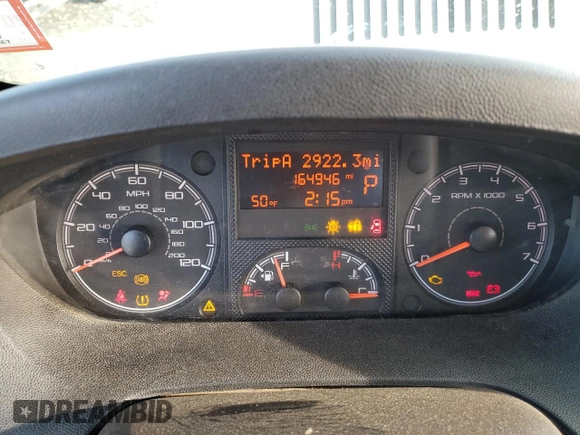 2017 Ram ProMaster Cargo with VIN 3C6TRVDG5HE549193, listed as a Copart auction lot 47240215 with 164,946 mi miles and Salvage Title. Bid and sale history available at carsss.com. Image 9.