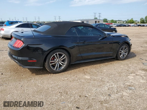 2015 Ford Mustang EcoBoost Premium with VIN 1FATP8UH1F5383908, listed as a Copart auction lot 61496505 with 146,875 mi miles and Salvage title. Bid and sale history available at DreamBid. Image 3.
