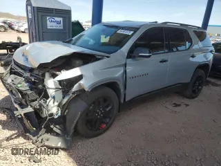 2019 Chevrolet Traverse Premier with VIN 1GNEVKKW5KJ247300, listed as a Copart auction lot 54361575 with 66,733 mi miles and Salvage title. Bid and sale history available at DreamBid. Image 1.