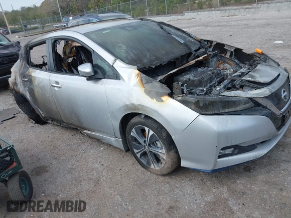 2020 Nissan LEAF SV Plus with VIN 1N4BZ1CP1LC306453, listed as a IAAI auction lot 41245907 with Not Provided miles and . Bid and sale history available at DreamBid. Image 1.