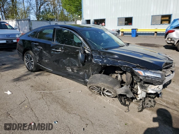2018 Honda Accord Touring with VIN 1HGCV3F90JA014791, listed as a Copart auction lot 54344135 with 98,797 mi miles and Salvage title. Bid and sale history available at DreamBid. Image 4.