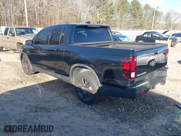 2019 Honda Ridgeline Sport with VIN 5FPYK2F12KB007990, listed as a IAAI auction lot 41828709 with 67,736 mi miles and . Bid and sale history available at DreamBid. Image 3.
