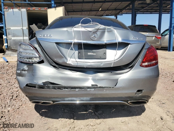 2015 Mercedes-Benz C-Class C 300 Luxury with VIN 55SWF4KB8FU042326, listed as a Copart auction lot 48591575 with 133,972 mi miles and Salvage Title. Bid and sale history available at carsss.com. Image 6.