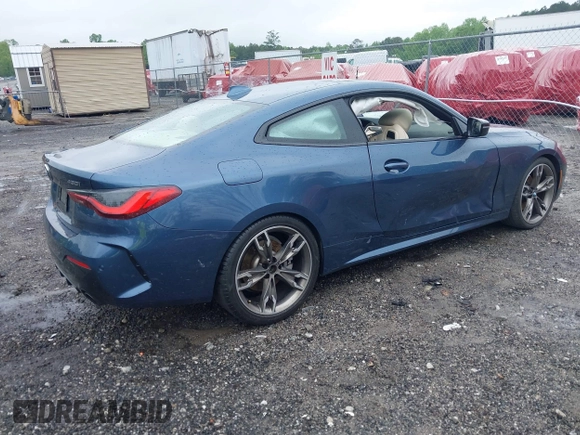 2021 BMW 4 Series 430i with VIN WBA53AP0XMCF92827, listed as a IAAI auction lot 42104148 with 53,535 mi miles and . Bid and sale history available at DreamBid. Image 4.