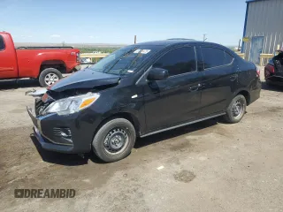 2024 Mitsubishi Mirage ES z VIN ML32FUFJ2RHF07310, wystawiony jako Copart lot #57912475 z przebiegiem 53 480 mil mil oraz Szkoda całkowita • Salvage title. Historia ofert i sprzedaży dostępna na DreamBid. Obrazek 1.