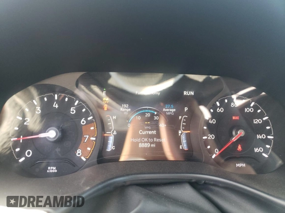 2025 Jeep Compass Trailhawk with VIN 3C4NJDDN2ST533537, listed as a Copart auction lot 61374825 with 8,889 mi miles and Clean title. Bid and sale history available at DreamBid. Image 9.