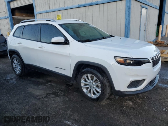2021 Jeep Cherokee Latitude with VIN 1C4PJLCB1MD164091, listed as a Copart auction lot 47351735 with 55,812 mi miles and Clean Title. Bid and sale history available at carsss.com. Image 4.