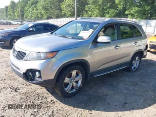 2013 Kia Sorento EX with VIN 5XYKU4A6XDG345785, listed as a IAAI auction lot 42199217 with 245,900 mi miles and . Bid and sale history available at DreamBid. Image 2.