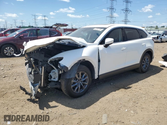 2020 Mazda CX-9 Touring z VIN JM3TCBCY7L0404779, wystawiony jako Copart lot #62895755 z przebiegiem 46 472 mil mil oraz Szkoda całkowita • Salvage title. Historia ofert i sprzedaży dostępna na DreamBid. Obrazek 1.
