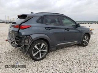 2019 Hyundai Kona Limited with VIN KM8K33A57KU223980, listed as a Copart auction lot 46516253 with 36,600 mi miles. Bid and sale history available at carsss.com. Image 3.