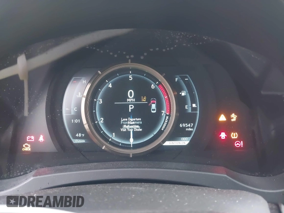 2019 Lexus IS 300 with VIN JTHBA1D23K5086447, listed as a IAAI auction lot 41546195 with 69,547 mi miles and . Bid and sale history available at DreamBid. Image 7.