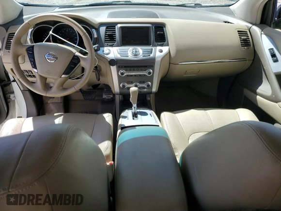 2012 Nissan Murano S with VIN JN8AZ1MW9CW227689, listed as a Copart auction lot 55667485 with 81,568 mi miles and Salvage Title. Bid and sale history available at DreamBid. Image 8.
