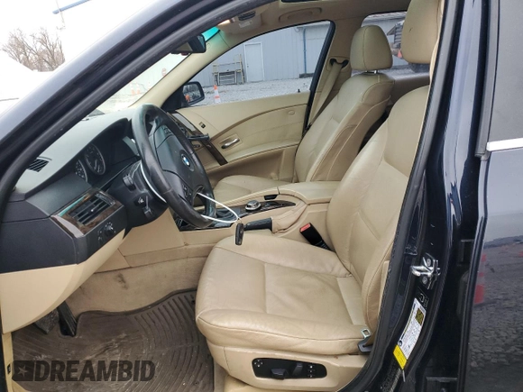 2006 BMW 5 Series 530i with VIN WBANE73586CM43086, listed as a Copart auction lot 48191405 with 201,870 mi miles and Salvage Title. Bid and sale history available at carsss.com. Image 7.