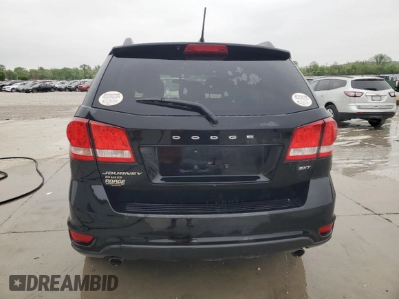 2015 Dodge Journey SXT with VIN 3C4PDDBG0FT660457, listed as a Copart auction lot 54582265 with 164,879 mi miles and Salvage title. Bid and sale history available at DreamBid. Image 6.