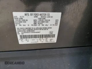 2016 Ford Explorer Sport with VIN 1FM5K8GT1GGA42687, listed as a Copart auction lot 50584925 with 117,190 mi miles and Salvage Title. Bid and sale history available at carsss.com. Image 13.