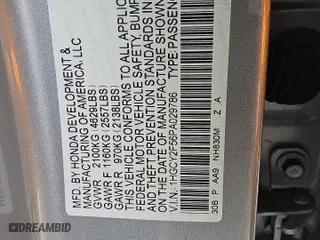 2023 Honda Accord Hybrid Sport with VIN 1HGCY2F56PA029786, listed as a Copart auction lot 48214875 with 66,521 mi miles and Salvage Title. Bid and sale history available at carsss.com. Image 12.