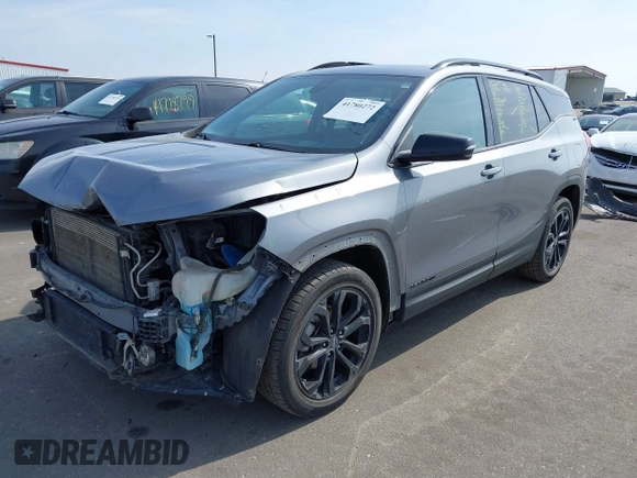 2021 GMC Terrain SLT with VIN 3GKALVEV8ML365374, listed as a IAAI auction lot 41780272 with 97,660 mi miles and . Bid and sale history available at carsss.com. Image 17.