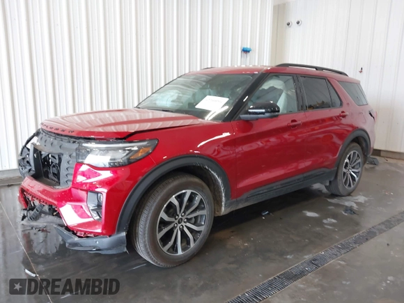 2025 Ford Explorer ST-Line с VIN 1FMUK7KH9SGA89287, выставлен на аукционе IAAI как лот 42265994 с пробегом 8 439 миль миль и . История ставок и продаж доступна на DreamBid. Изображение 17.