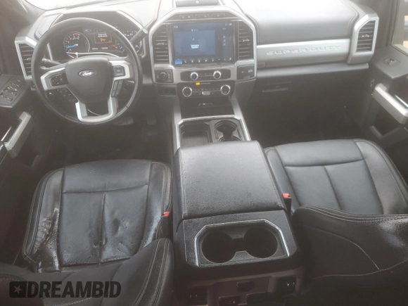 2022 Ford F-250 XL with VIN 1FT7W2BT7NED40420, listed as a Copart auction lot 51773075 with 85,566 mi miles and Salvage title. Bid and sale history available at DreamBid. Image 8.