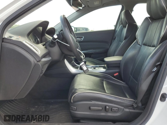 2019 Acura TLX Advance with VIN 19UUB2F80KA009509, listed as a Copart auction lot 48239715 with 44,567 mi miles and Salvage title. Bid and sale history available at DreamBid. Image 7.