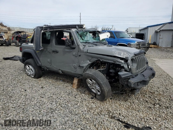 2023 Jeep Wrangler Sport с VIN 1C4HJXDG2PW533622, выставлен на аукционе Copart как лот 47884485 с пробегом 29 658 миль миль и На запчасти • Non repairable. История ставок и продаж доступна на DreamBid. Изображение 4.