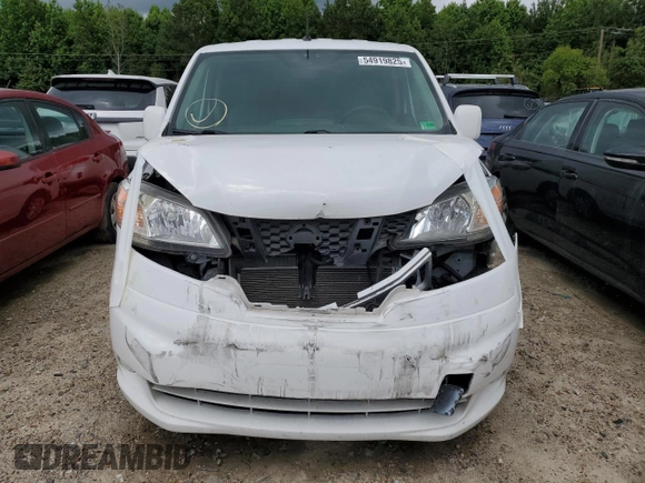 2021 Nissan NV200 S with VIN 3N6CM0KN8MK706137, listed as a Copart auction lot 61111975 with 83,725 mi miles and Salvage title. Bid and sale history available at DreamBid. Image 5.