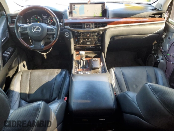 2016 Lexus LX 570 z VIN JTJHY7AXXG4202425, wystawiony jako Copart lot #45729455 z przebiegiem 156 666 mil mil oraz Szkoda całkowita • Salvage title. Historia ofert i sprzedaży dostępna na DreamBid. Obrazek 8.