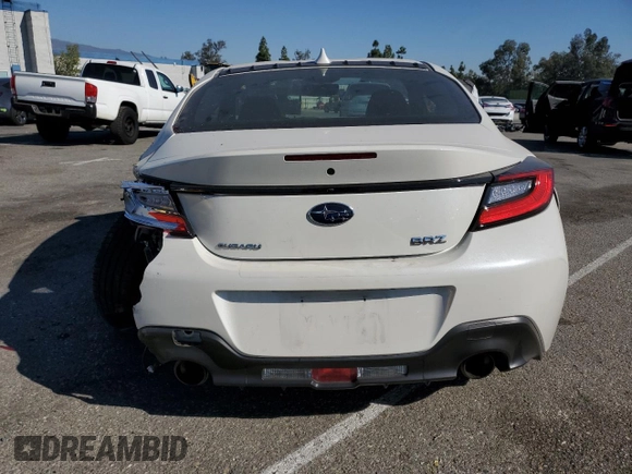 2022 Subaru BRZ Limited with VIN JF1ZDBE10N9701431, listed as a Copart auction lot 80974044 with 26,992 mi miles and Salvage title. Bid and sale history available at DreamBid. Image 6.