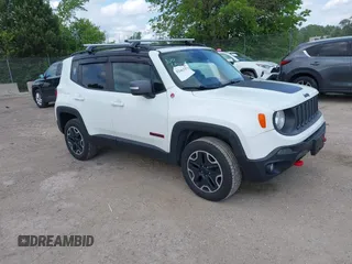 2016 Jeep Renegade Trailhawk with VIN ZACCJBCT9GPD43082, listed as a IAAI auction lot 42463374 with 182,353 mi miles and . Bid and sale history available at DreamBid. Image 1.