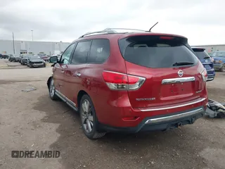 2014 Nissan Pathfinder SV with VIN 5N1AR2MN2EC615825, listed as a IAAI auction lot 41920321 with 167,506 mi miles. Bid and sale history available at carsss.com. Image 3.