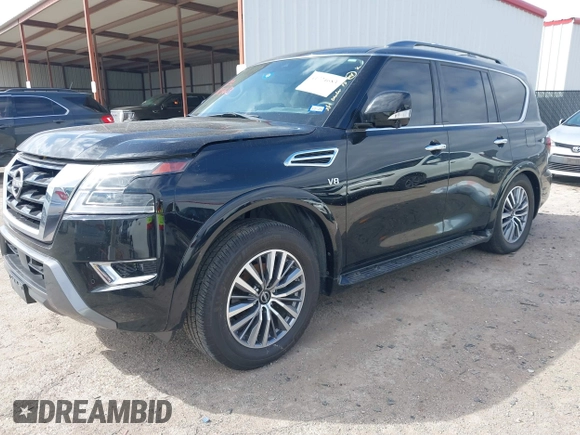 2022 Nissan Armada SL with VIN JN8AY2BAXN9390661, listed as a IAAI auction lot 41724683 with 48,968 mi miles. Bid and sale history available at carsss.com. Image 17.