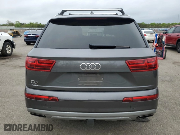 2019 Audi Q7 Premium Plus z VIN WA1LAAF75KD006144, wystawiony jako Copart lot #57256785 z przebiegiem 70 690 mil mil oraz Szkody całkowita. Historia ofert i sprzedaży dostępna na DreamBid. Obrazek 6.