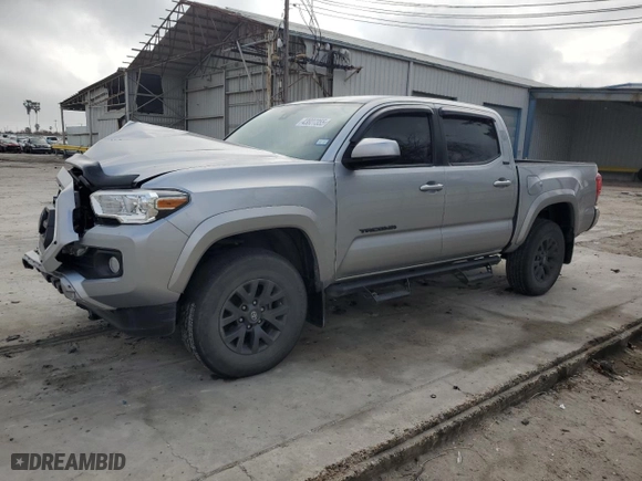 2021 Toyota Tacoma 2WD SR5 with VIN 5TFAZ5CN9MX113442, listed as a Copart auction lot 43827355 with 60,462 mi miles and Clean Title. Bid and sale history available at carsss.com. Image 1.